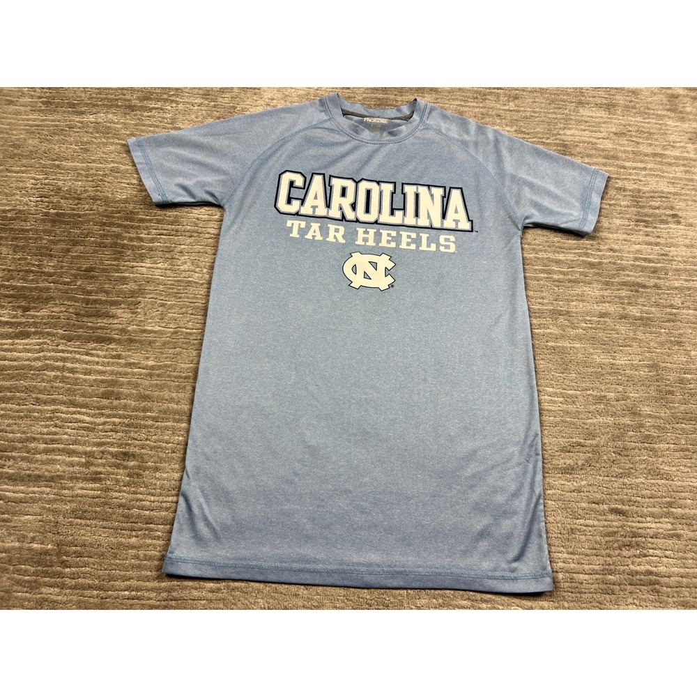 ProEdge Shirt Mens S Blue UNC Tar Heels NCAA Performance Tee Heathered Active